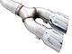 AWE 0FG Single Exhaust System with Chrome Silver Tips; Side Exit (21-24 3.5L EcoBoost F-150, Excluding Raptor & Tremor)