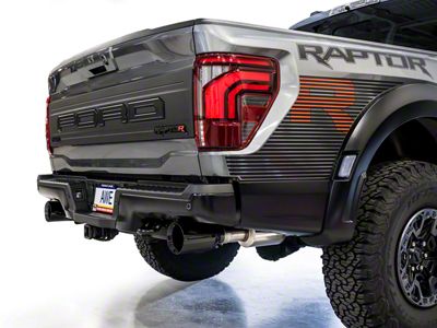 AWE SwitchPath Dual Exhaust System with Diamond Black Tips; Rear Exit (23-25 F-150 Raptor R)