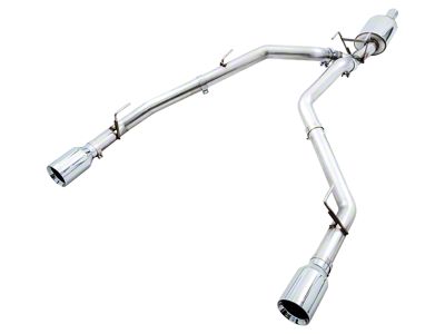 AWE 0FG Dual Exhaust System with Chrome Silver Tips; Rear Exit (09-18 5.7L RAM 1500 w/o Factory Dual Exhaust)