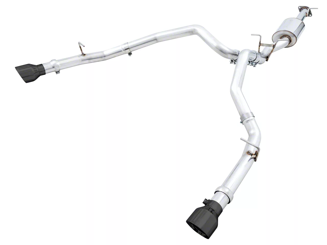 AWE RAM 1500 0FG Dual Exhaust System with Diamond Black Tips; Rear Exit 301533006 (1924 5.7L