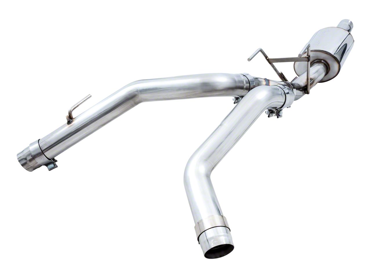AWE RAM 1500 0FG Dual Exhaust System with Diamond Black Tips; Rear Exit 301533104 (0918 5.7L