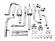 AWE 0FG Dual Exhaust System with Quad Chrome Silver Tips; Rear Exit (19-24 6.2L Sierra 1500 w/ Factory Dual Exhaust)