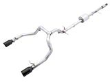 AWE 0FG Dual Exhaust System with Diamond Black Tips; Rear Exit (19-26 5.3L Silverado 1500 w/o Factory Dual Exhaust)
