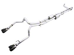 AWE 0FG Dual Exhaust System with Diamond Black Tips; Rear Exit (22-25 Silverado 1500 ZR2)