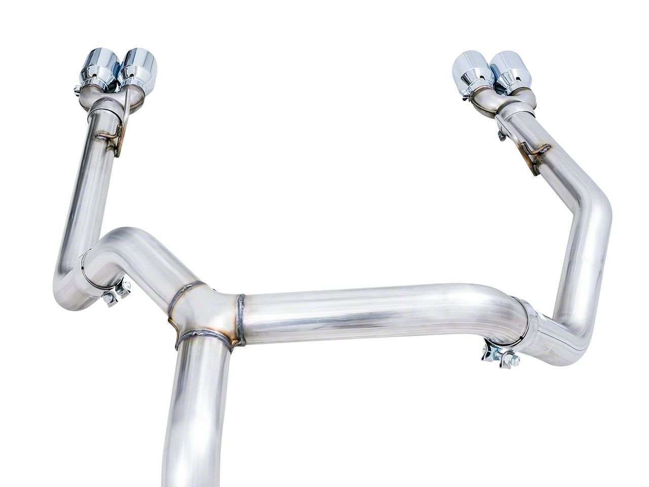 AWE Silverado 1500 0FG Dual Exhaust System with Quad Chrome