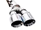 AWE 0FG Dual Exhaust System with Quad Chrome Silver Tips; Rear Exit (19-24 5.3L Silverado 1500 w/ Factory Dual Exhaust)