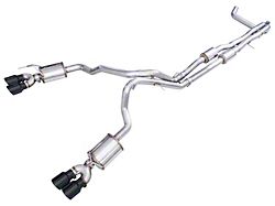AWE 0FG Dual Exhaust System with Quad Diamond Black Tips; Rear Exit (21-26 6.2L Tahoe)