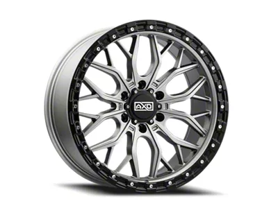 AXD Offroad AS1 Satin Titanium with Black Lip 6-Lug Wheel; 17x8.5; 0mm Offset (04-08 F-150)