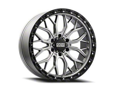 AXD Offroad AS1 Satin Titanium with Black Lip 6-Lug Wheel; 20x9; 0mm Offset (15-20 F-150)