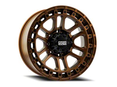 AXD Offroad AS5 Satin Bronze with Black Bolts 8-Lug Wheel; 20x9; 0mm Offset (15-19 Silverado 2500 HD)