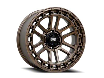 AXD Offroad AS5 Satin Bronze with Black Bolts 6-Lug Wheel; 17x8.5; 0mm Offset (19-25 Sierra 1500)