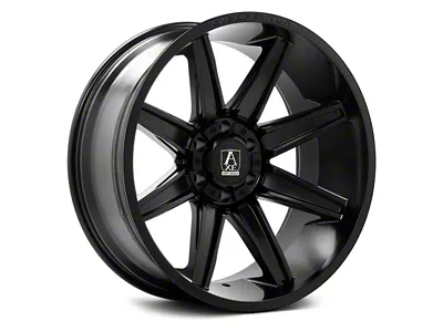 Axe Wheels Artemis Satin Black 8-Lug Wheel; 22x12; -44mm Offset (01-06 Sierra 3500 HD SRW)