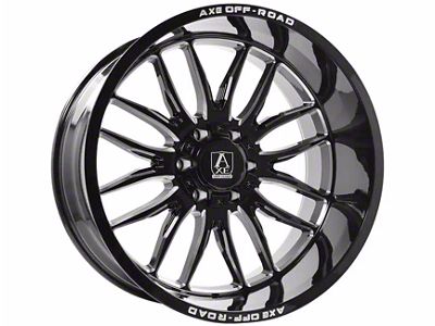 Axe Wheels Hades Gloss Black Milled 6-Lug Wheel; 20x10; -19mm Offset (07-13 Sierra 1500)