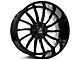 Axe Wheels Chronus Gloss Black 6-Lug Wheel; 22x12; -44mm Offset (07-13 Silverado 1500)