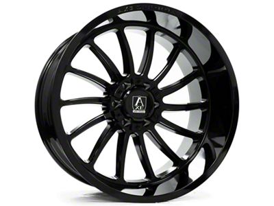 Axe Wheels Chronus Gloss Black 6-Lug Wheel; 22x12; -44mm Offset (07-13 Silverado 1500)