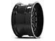 Axe Wheels Kratos Gloss Black Milled 6-Lug Wheel; 22x12; -44mm Offset (07-13 Silverado 1500)