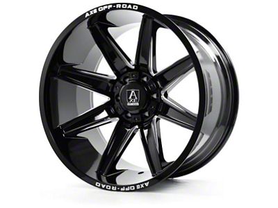 Axe Wheels Artemis Gloss Black Milled 8-Lug Wheel; 20x10; -19mm Offset (08-10 F-250 Super Duty)