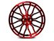 Axe Wheels AX6.2 Candy Red 5-Lug Wheel; 22x12; -44mm Offset (09-18 RAM 1500)
