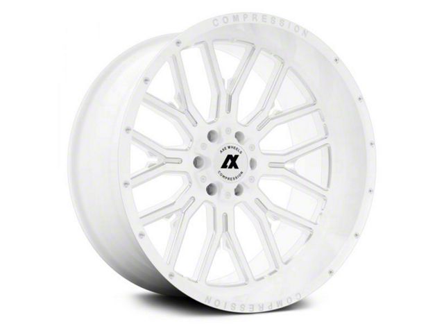 Axe Wheels AX6.3 White 5-Lug Wheel; 22x12; -44mm Offset (09-18 RAM 1500)