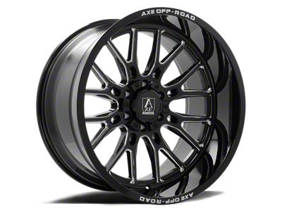 Axe Wheels Atlas Gloss Black Milled 8-Lug Wheel; 20x10; -19mm Offset (11-16 F-250 Super Duty)