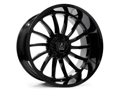 Axe Wheels Chronus Gloss Black 6-Lug Wheel; 22x10; -19mm Offset (14-18 Silverado 1500)