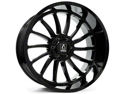 Axe Wheels Chronus Gloss Black 6-Lug Wheel; 22x12; -44mm Offset (14-18 Silverado 1500)
