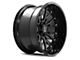 Axe Wheels Atlas Gloss Black Milled 6-Lug Wheel; 22x12; -44mm Offset (15-20 F-150)
