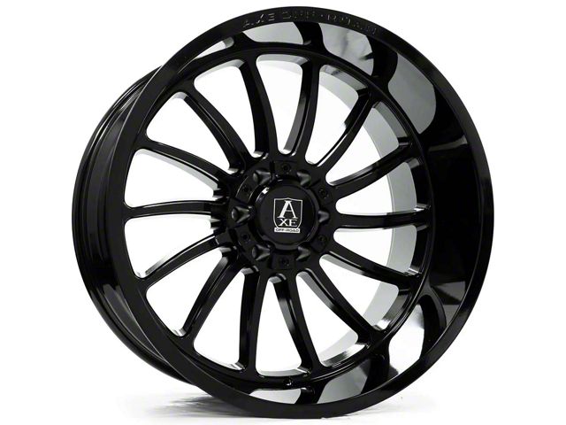 Axe Wheels Chronus Gloss Black 6-Lug Wheel; 24x12; -44mm Offset (15-20 F-150)