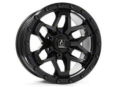 Axe Wheels Syrinks Satin Black 6-Lug Wheel; 17x9; -15mm Offset (24-25 Ranger)