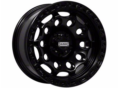 Axe Wheels Chaos Satin Black 6-Lug Wheel; 17x9; 0mm Offset (99-06 Silverado 1500)