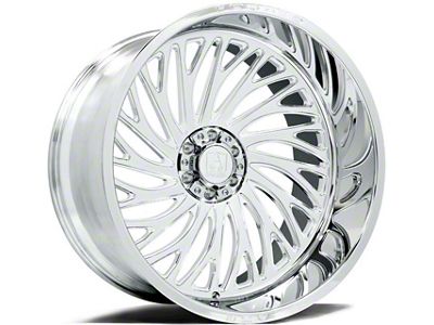 Axe Wheels AF10 Forged Fully Polished 6-Lug Wheel; Right Directional; 22x12; -44mm Offset (23-24 Colorado)