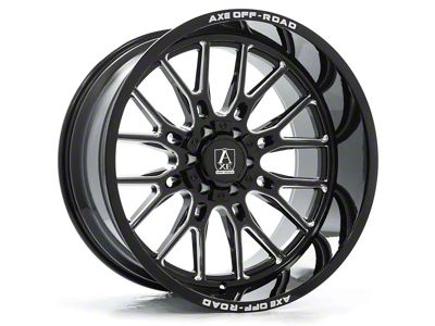 Axe Wheels Atlas Gloss Black Milled 6-Lug Wheel; 20x10; -19mm Offset (23-25 Colorado)