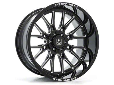 Axe Wheels Atlas Gloss Black Milled 6-Lug Wheel; 20x10; -19mm Offset (21-24 F-150)