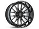 Axe Wheels Atlas Gloss Black Milled 6-Lug Wheel; 20x10; -19mm Offset (19-24 RAM 1500)