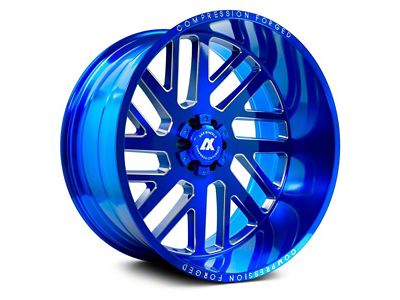 Axe Wheels AX2.7 Candy Blue 8-Lug Wheel; 22x12; -44mm Offset (06-08 RAM 1500 Mega Cab)