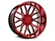 Axe Wheels AX6.2 Candy Red 5-Lug Wheel; 22x12; -44mm Offset (02-08 RAM 1500, Excluding Mega Cab)