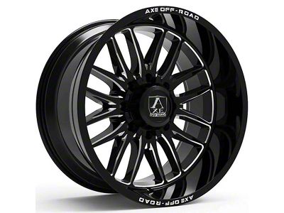 Axe Wheels Hades Gloss Black Milled 6-Lug Wheel; 20x10; -19mm Offset (19-24 RAM 1500)