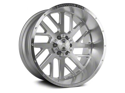 Axe Wheels AX2.1 Silver 8-Lug Wheel; 20x12; -44mm Offset (20-25 Sierra 2500 HD)