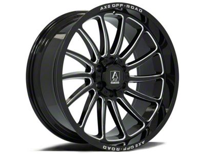 Axe Wheels Chronus Gloss Black Milled 6-Lug Wheel; 20x10; -19mm Offset (21-25 Tahoe)