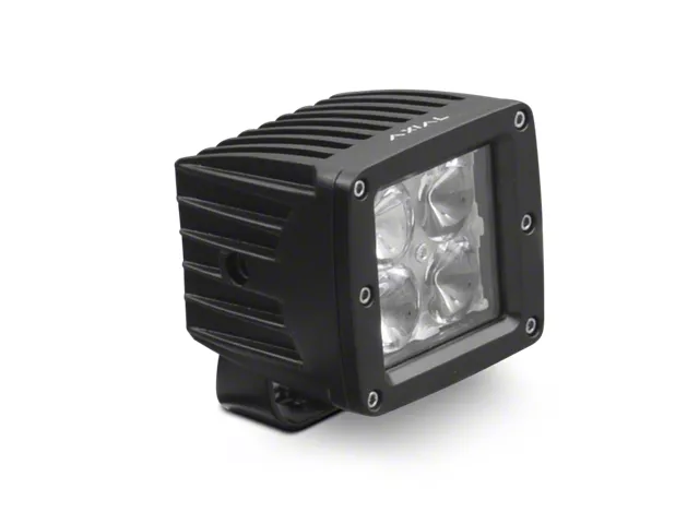Raxiom Axial Series 3-Inch 4-LED Cube Light; Flood Beam (Universal; Some Adaptation May Be Required)