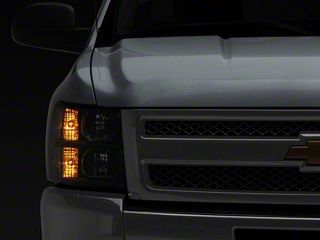 For 2007-2013 Chevy Silverado 1500 2500 HD Black Headlights L Right Head Lights For 2007-2013 Chevy Silverado 1500 2500 HD Black Headlights L Right Head Lights