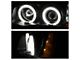 CCFL Halo Projector Headlights; Black Housing; Clear Lens (03-06 Silverado 1500)