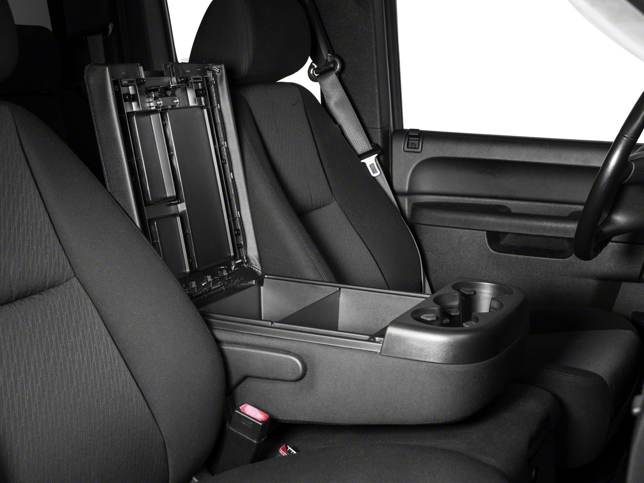 RedRock Silverado 1500 Alterum Series Center Console Top Lid Black S104610 07 13 Silverado 1500 w Bench Seat Free Shipping