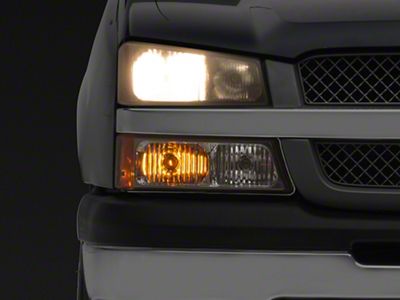 Turn Signal/Parking Lights; Chrome (03-06 Silverado 1500)