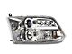 Dual Halo Projector Headlights; Chrome Housing; Clear Lens (09-18 RAM 1500 w/ Factory Halogen Non-Projector Headlights)