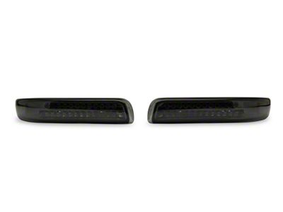 LED Turn Signal/Parking Lights with Amber Reflector; Smoked (99-02 Silverado 1500)