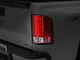 LED Tail Lights; Chrome Housing; Red/Clear Lens (07-13 Silverado 1500)