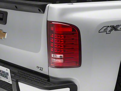 LED Tail Lights; Chrome Housing; Red Lens (07-13 Silverado 1500)