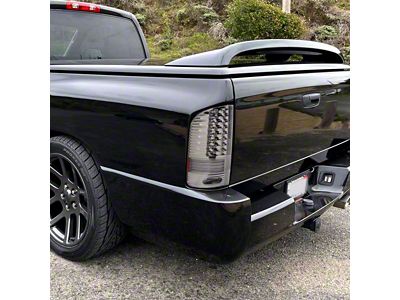 LED Tail Lights; Chrome Housing; Clear Lens (02-06 RAM 1500)