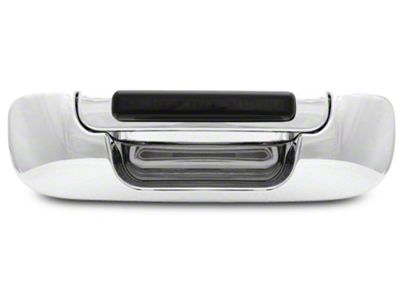 Chrome LED Tailgate Handle; Red LED; Smoked (02-08 RAM 1500)